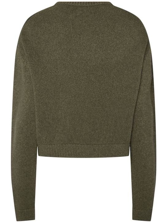 Khaite: Pull col rond Milo maille réfléchissante