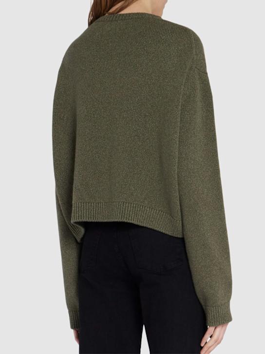 Khaite: Pull col rond Milo maille réfléchissante