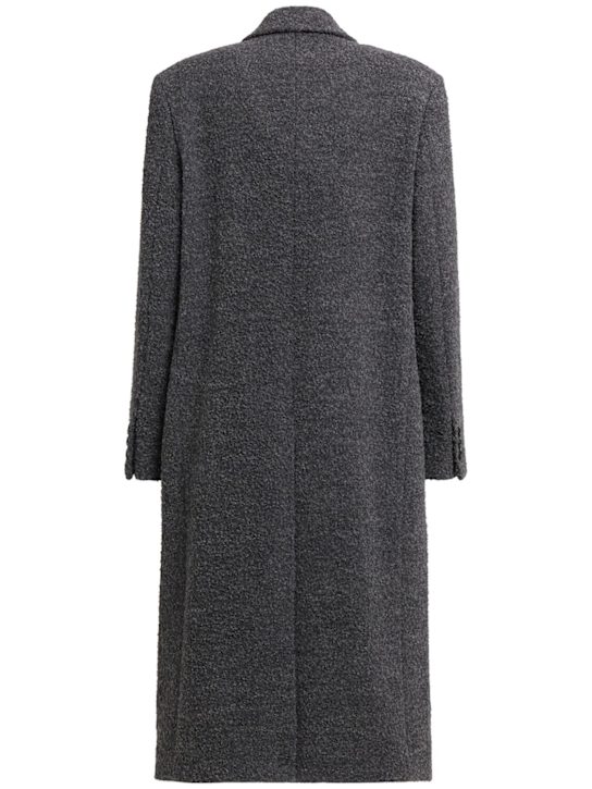 Tonywack: Double-breasted wool blend coat