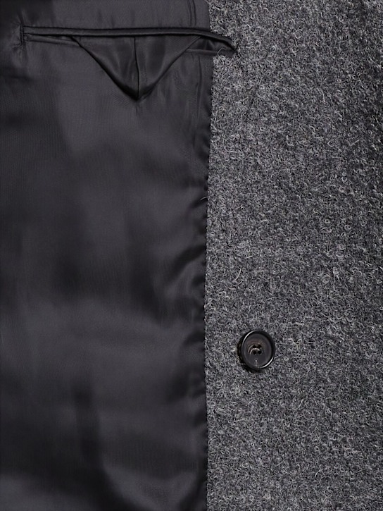 Tonywack: Double-breasted wool blend coat