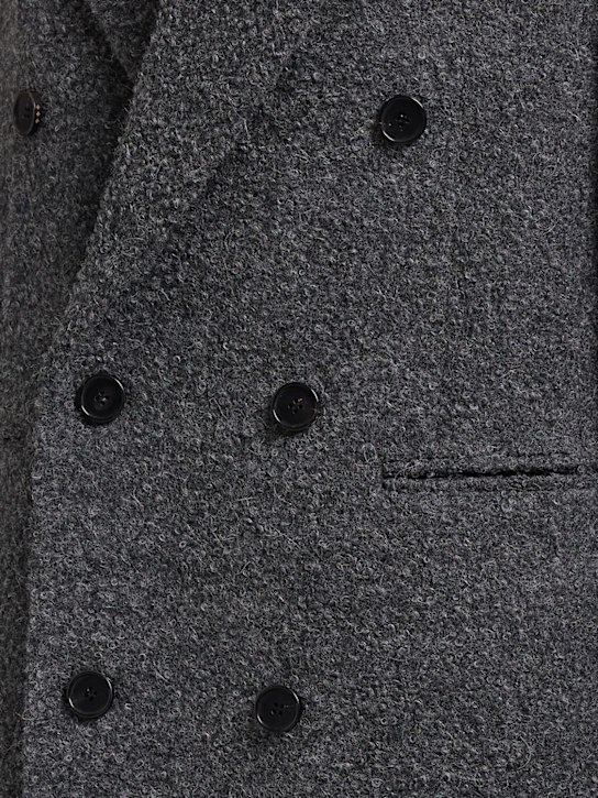Tonywack: Double-breasted wool blend coat