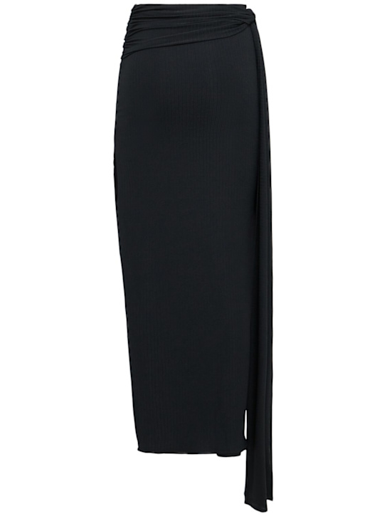 LAMA JOUNI: Jupe longue en jersey stretch