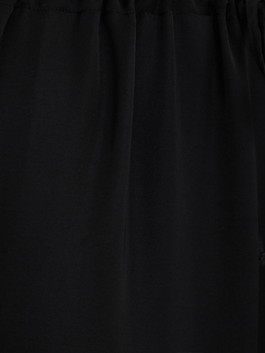 Annagreta: Pantalon en satin de viscose Iris