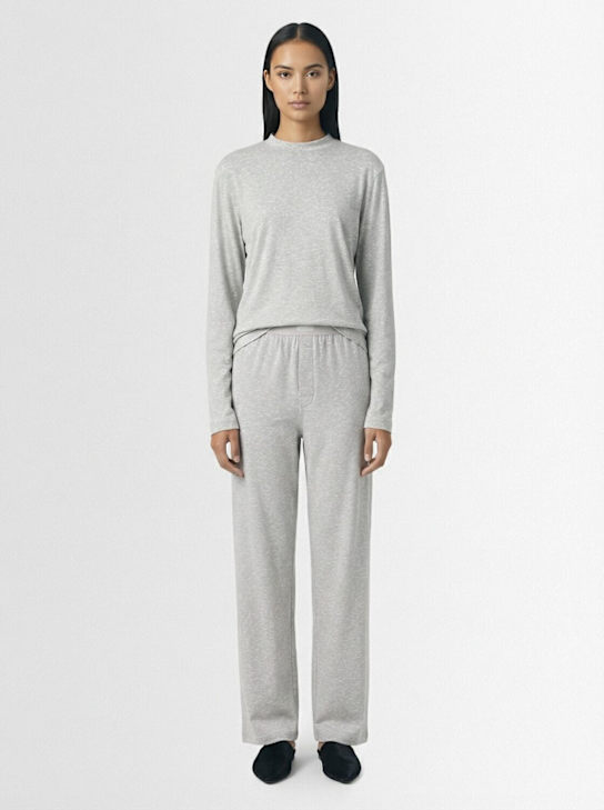 SKIMS: Cotton blend boyfriend pants