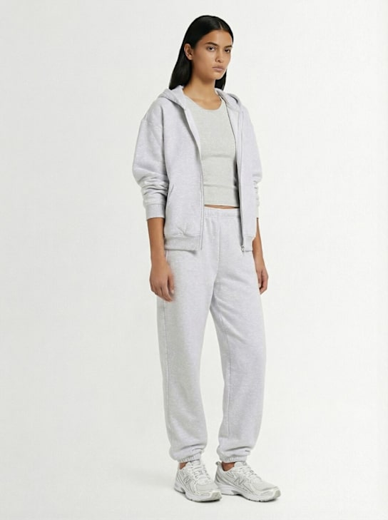 SKIMS: Pantaloni jogger in felpa di misto cotone