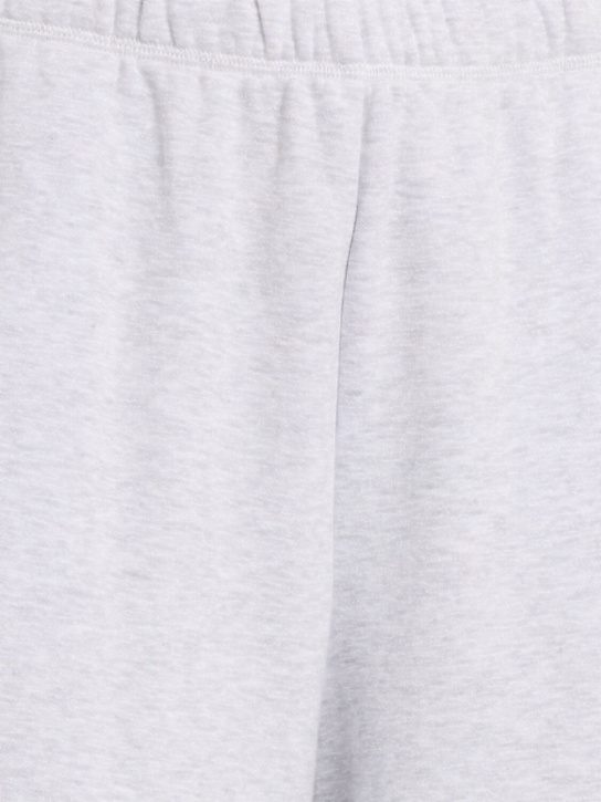SKIMS: Pantaloni dritti in felpa di misto cotone