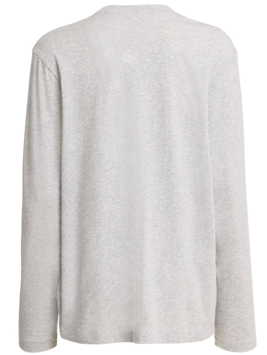 SKIMS - Long-sleeve cotton blend t-shirt