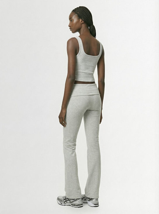SKIMS: Pantalon de jogging en jersey coton taille repliée