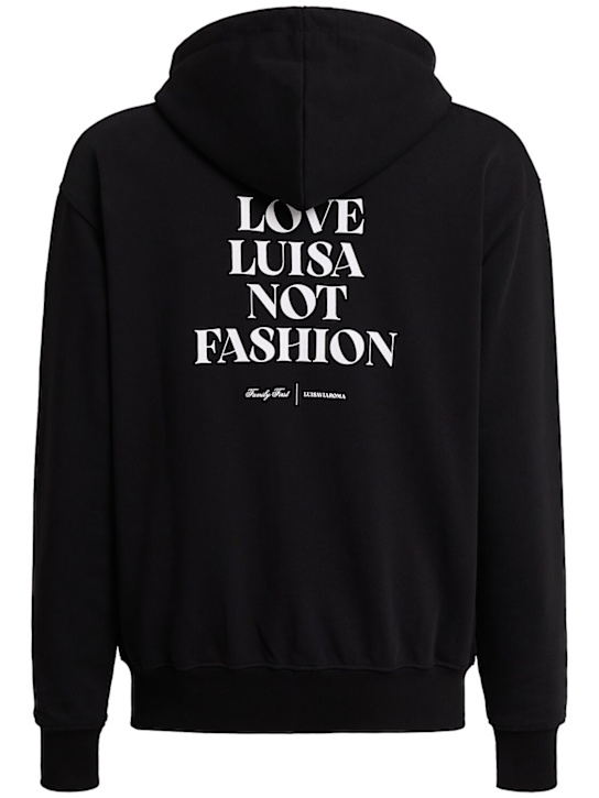 FAMILY FIRST: Sweat à capuche zippé en coton exclusif LVR