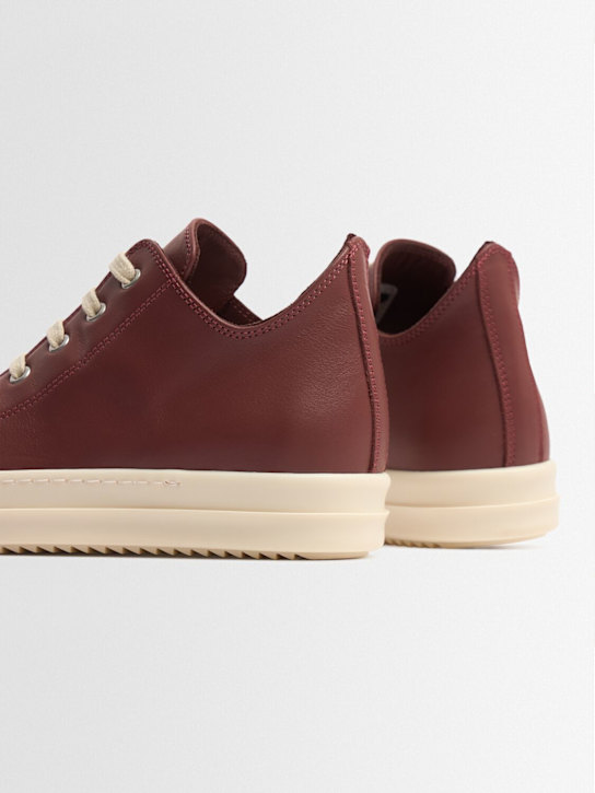 Rick Owens: Sneakers Low Sneaks in pelle con lacci