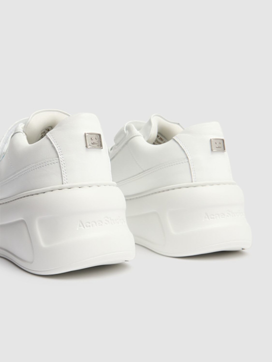 Acne Studios: Sneakers Steffey de piel 40mm