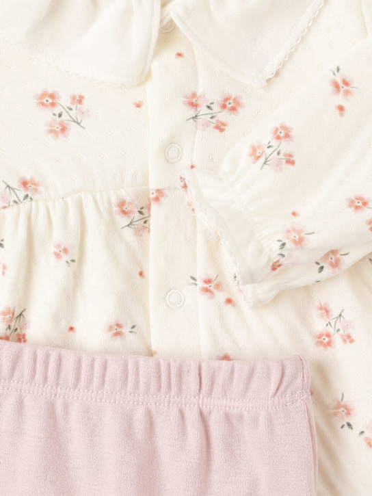 Petit Bateau: Printed cotton dress & leggings