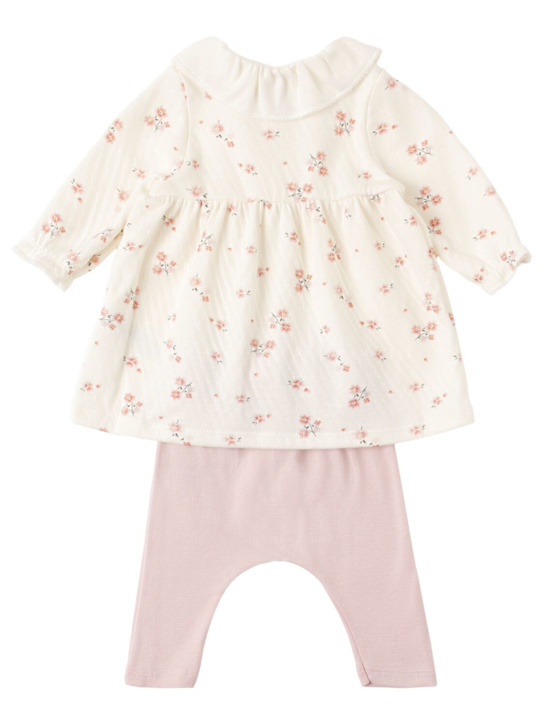 Petit Bateau: Printed cotton dress & leggings