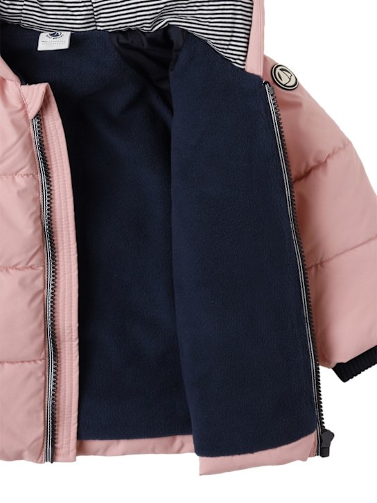 Petit Bateau: Hooded poly puffer jacket