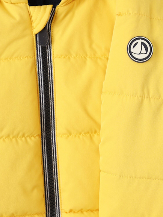 Petit Bateau - Hooded poly puffer jacket