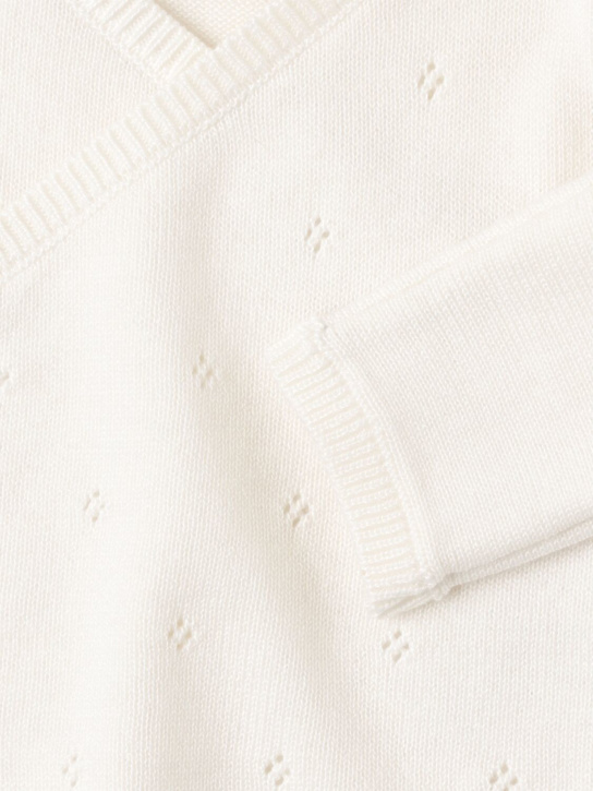 Petit Bateau: Cotton blend knit cardigan