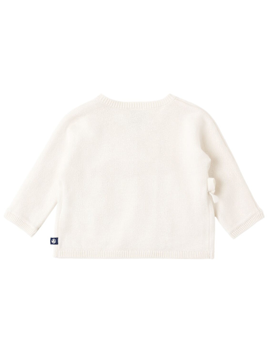 Petit Bateau: Cotton blend knit cardigan