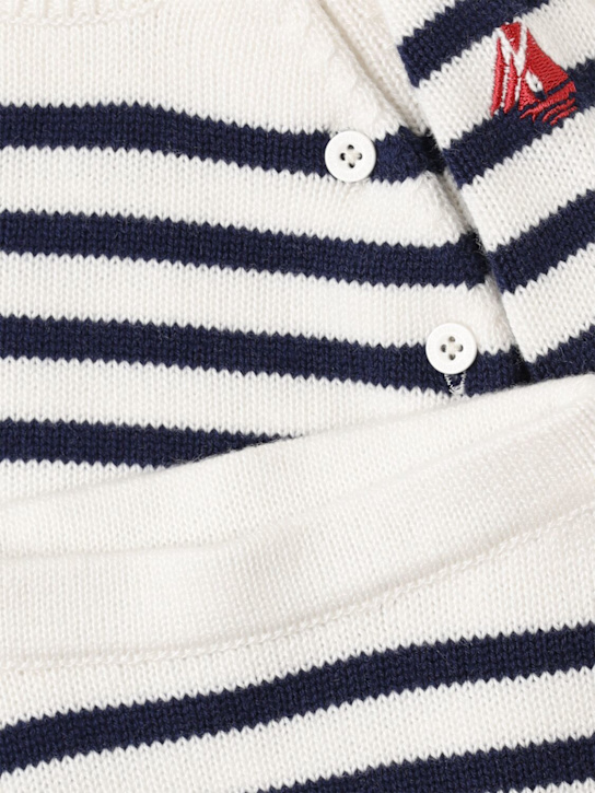 Petit Bateau: Cotton blend knit sweater & pants
