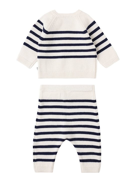 Petit Bateau: Cotton blend knit sweater & pants