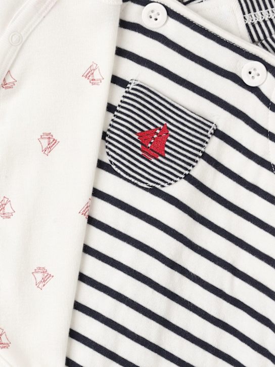 Petit Bateau: Cotton overalls & bodysuit