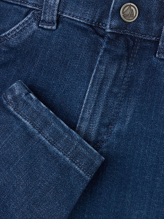 Petit Bateau - Cotton blend denim effect pants