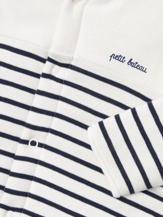 Petit Bateau: Striped cotton romper