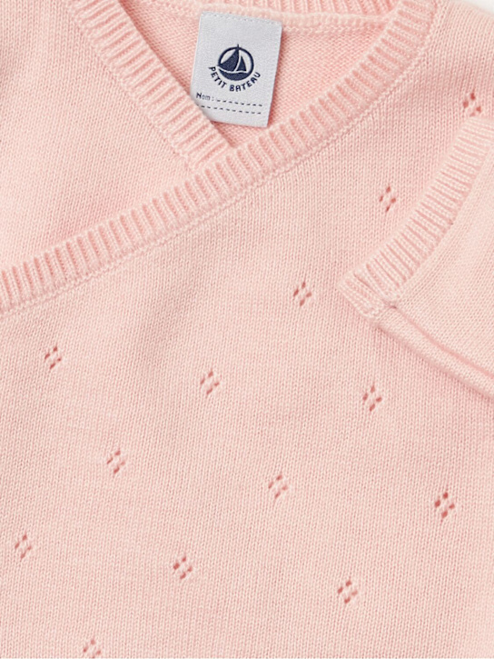 Petit Bateau - Cotton & wool knit cardigan