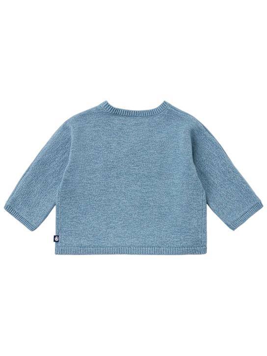 Petit Bateau: Cotton & wool knit cardigan