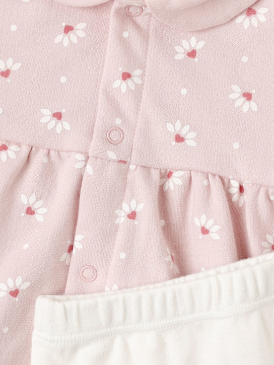 Petit Bateau: Printed cotton dress & leggings
