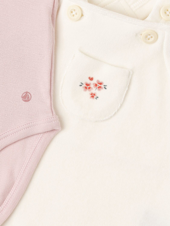 Petit Bateau: Cotton overalls & bodysuit