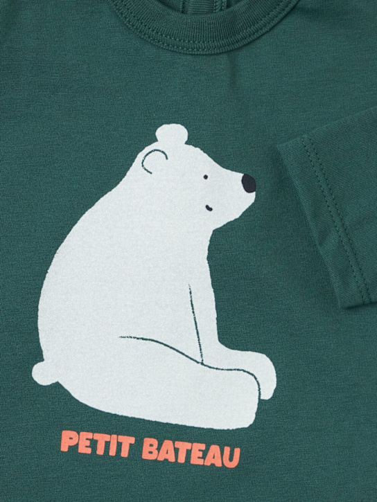Petit Bateau - Polar bear printed cotton t-shirt