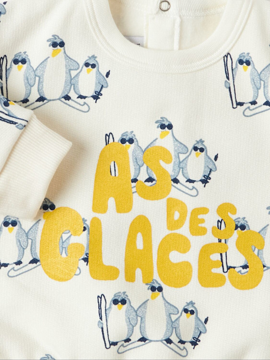 Petit Bateau - Printed cotton crewneck sweatshirt
