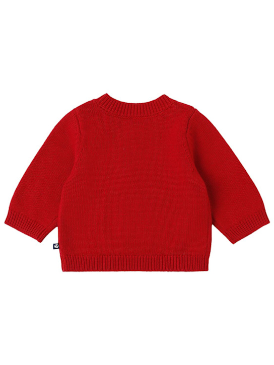 Petit Bateau: Jacquard knit wool blend sweater