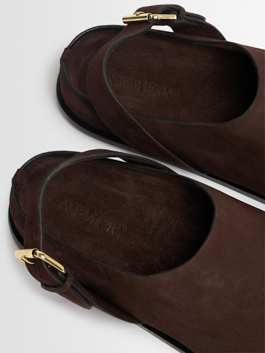 A.EMERY: Sabots en daim Louis 20 mm