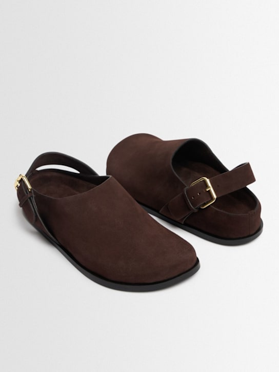 A.EMERY: Sabots en daim Louis 20 mm