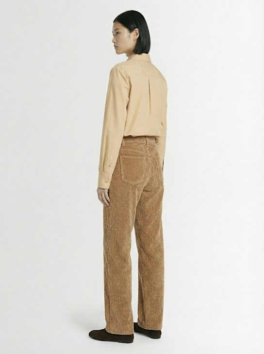 The Row: Pantalon ample en coton mélangé Clair