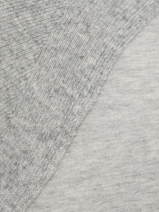 Sacai: Wool knit hoodie