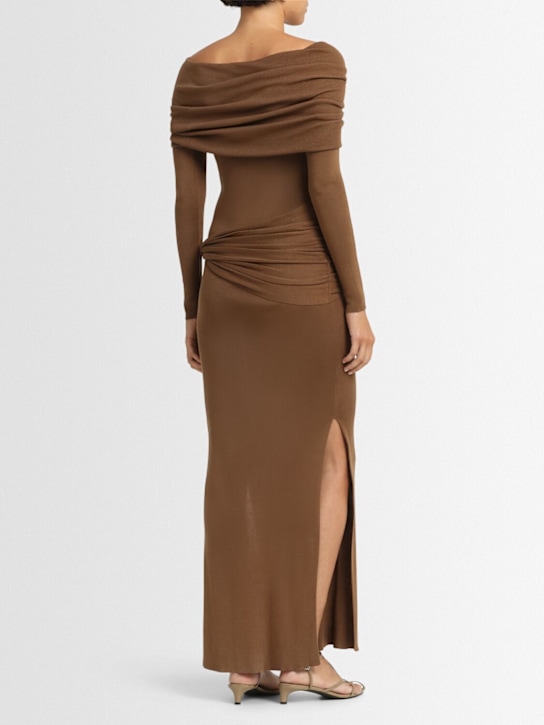 Aya Muse: LVR Exclusive silk viscose long dress