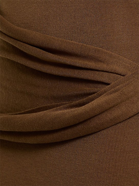 Aya Muse: LVR Exclusive silk viscose long dress