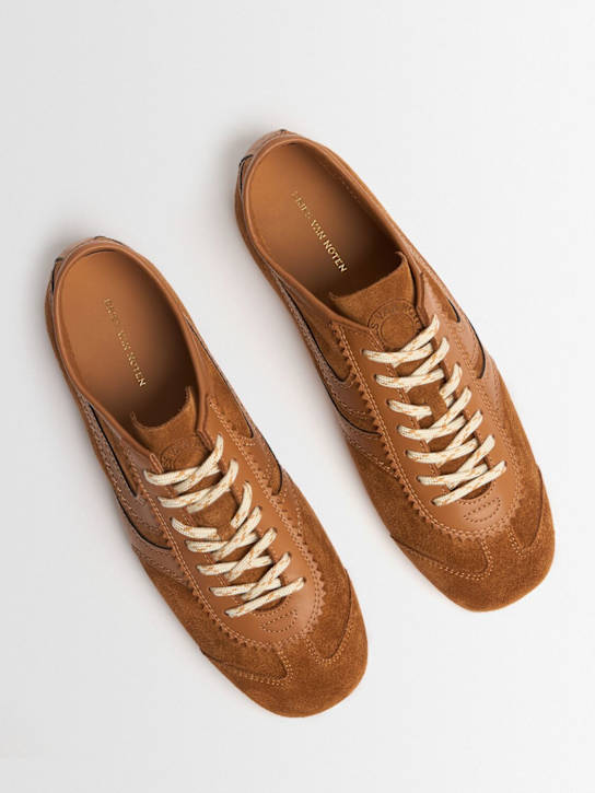 Dries Van Noten: Sneakers basses en daim