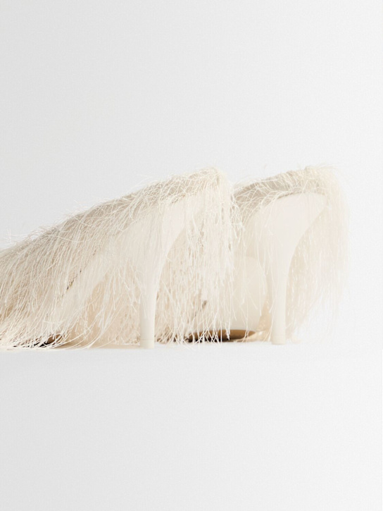 Dries Van Noten: Mules à franges 105 mm