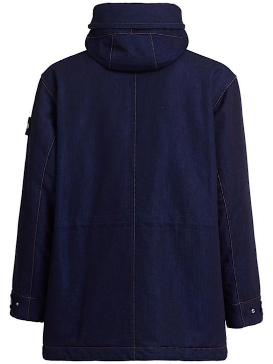 Stone Island: DENIM RESEARCH cotton blend jacket