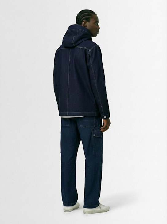 Stone Island: DENIM RESEARCH cotton blend jacket