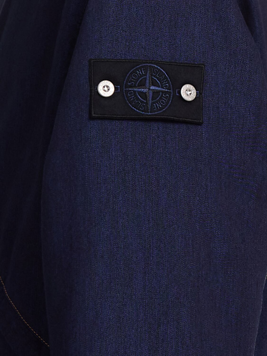 Stone Island: DENIM RESEARCH cotton blend jacket