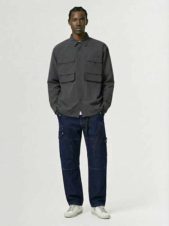 Stone Island - Mixed Cotton Trousers DENIM RESEARCH