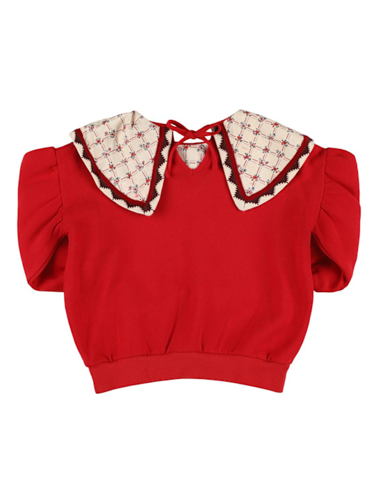 MORNING MESS THERAPY: Felpa in cotone