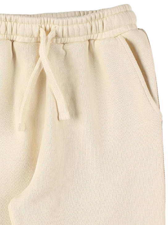 MORNING MESS THERAPY: Pantaloni in felpa di cotone organico