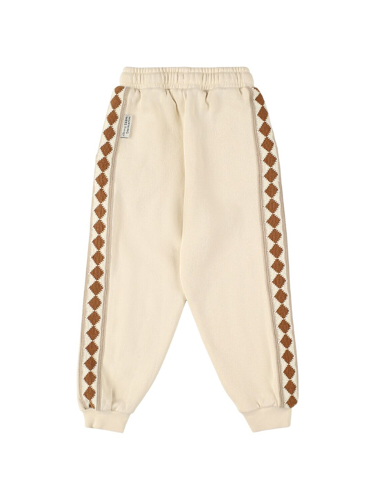 MORNING MESS THERAPY: Pantaloni in felpa di cotone organico