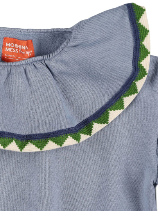 MORNING MESS THERAPY: Felpa in misto cotone organico