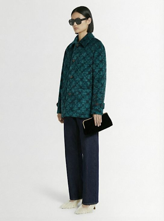 Dries Van Noten: Pochette grande in pelle